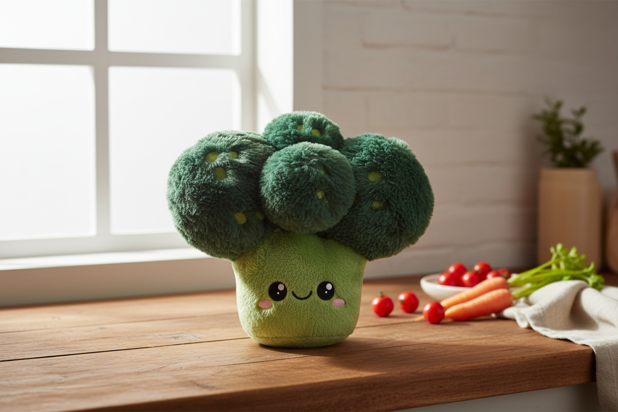 Mini Squishable Broccoli Plush