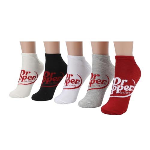 Chaussettes femme Dr Pepper avec logo - lot de 5 paires