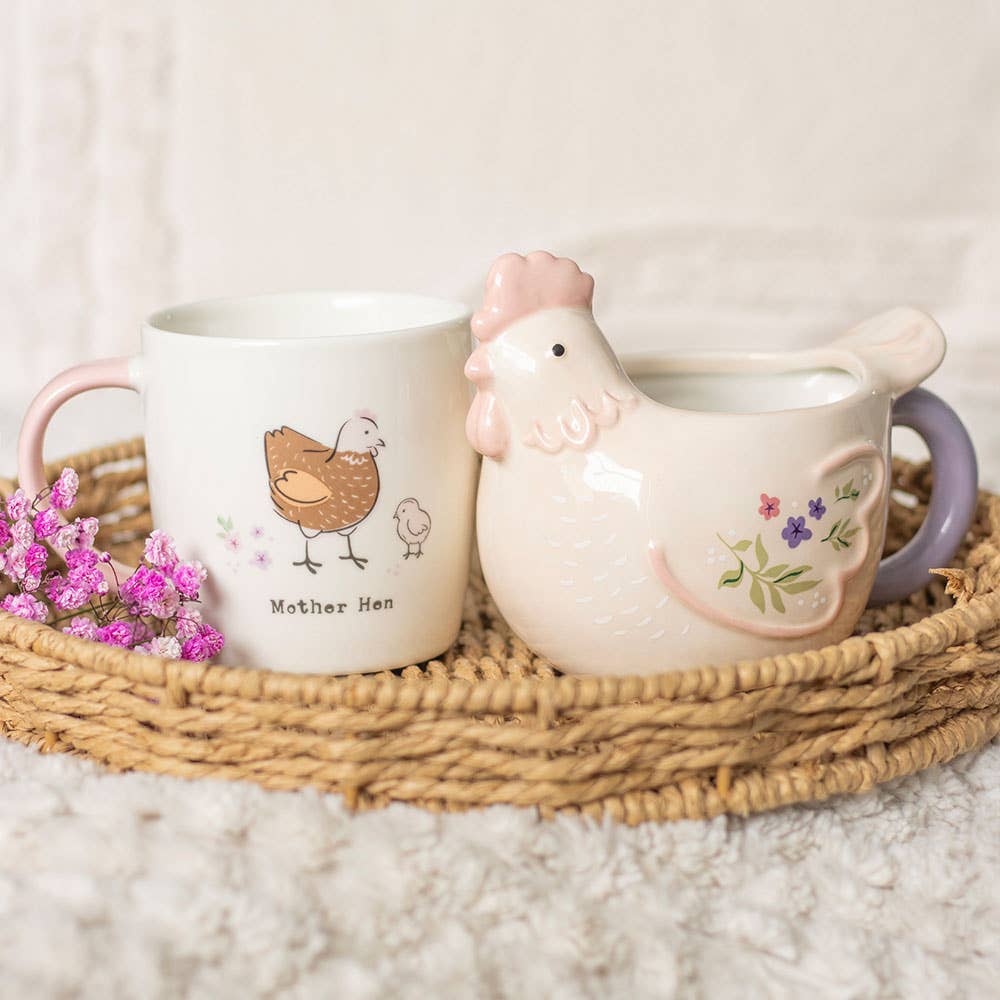 Mug 3D Poule florale