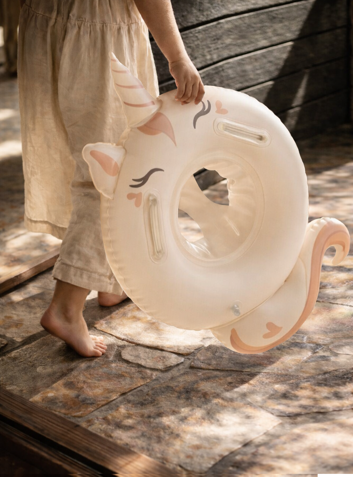 Nouveau siège gonflable pour bébé - Licorne douce