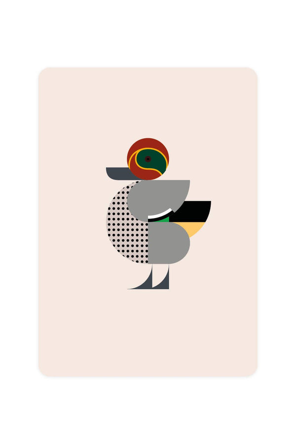 Teal Postcard
