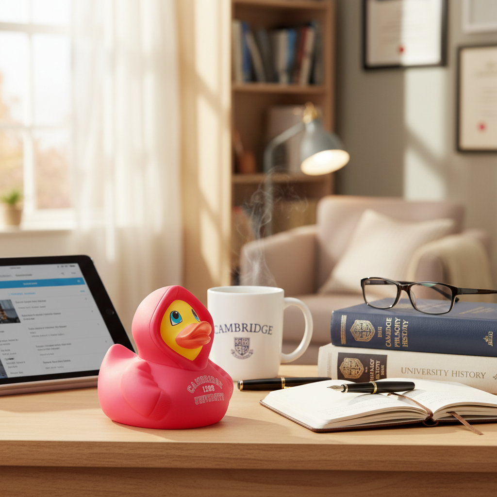 Duck Hoodie Cambridge University - Red