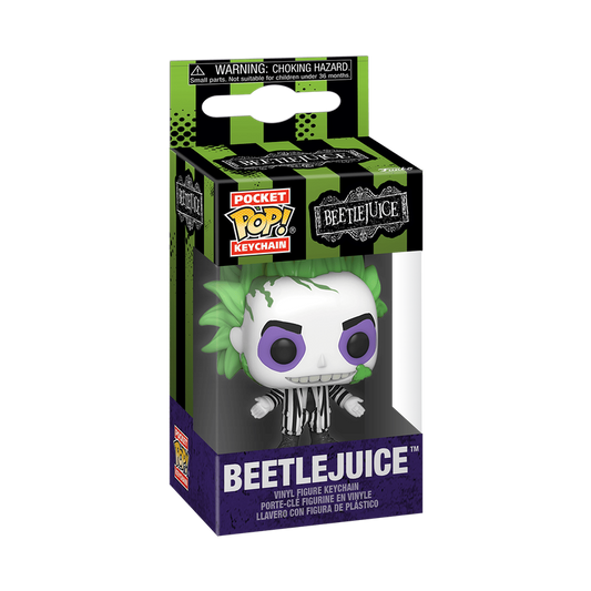 Pop! Beetlejuice Keychain - Pop Keychain