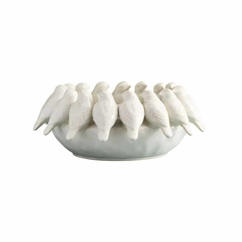 Coupe M. Petit oiseau, Blanc