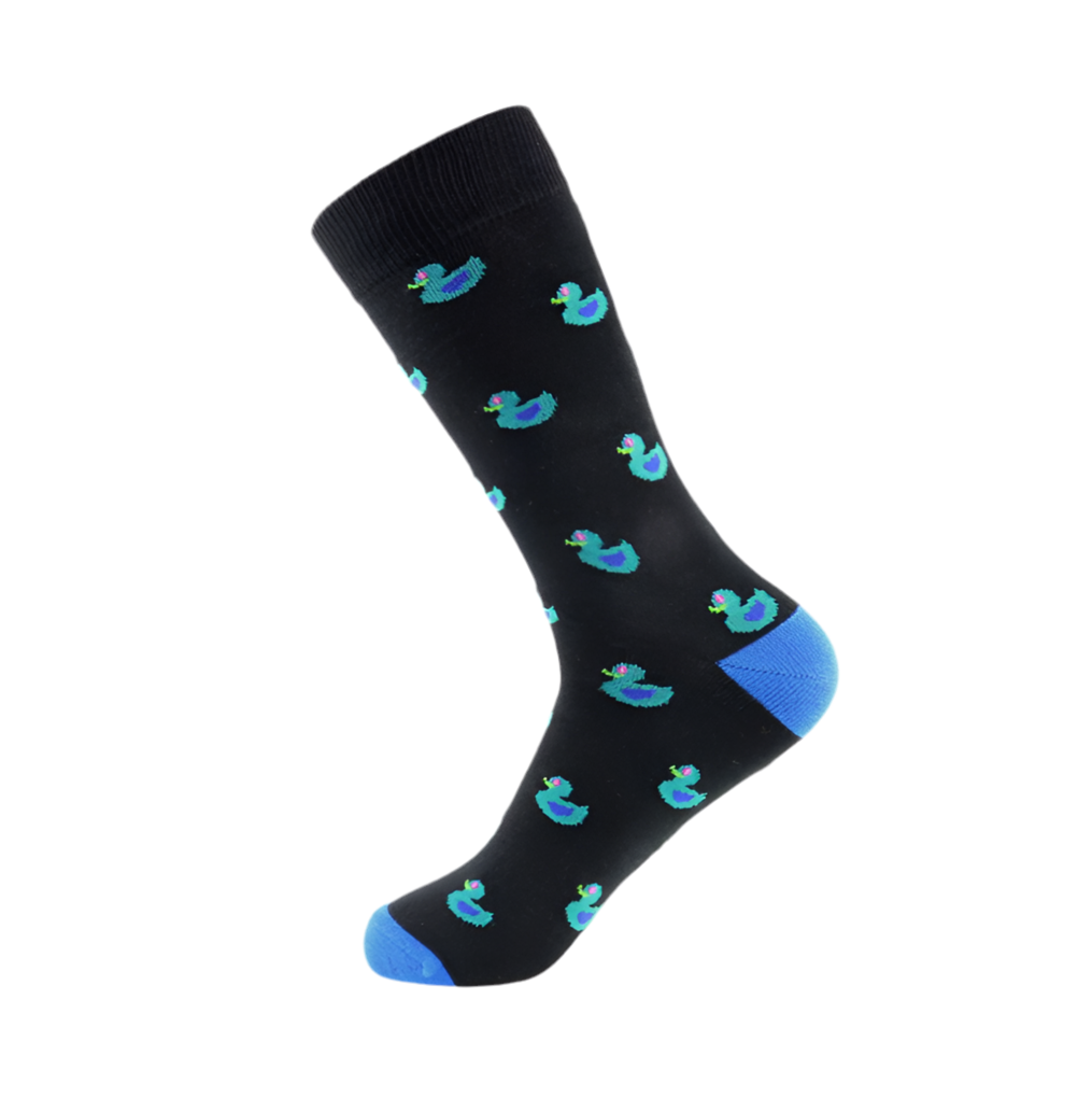 chaussettes canard bleu mrcol