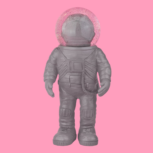 boule a neige astronaute geant gris donkey