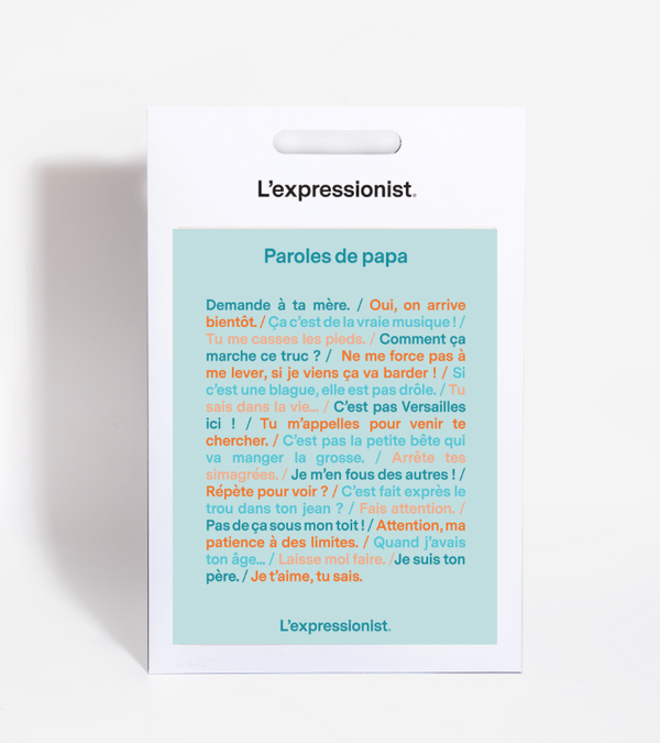 Poster - Dad's Words
