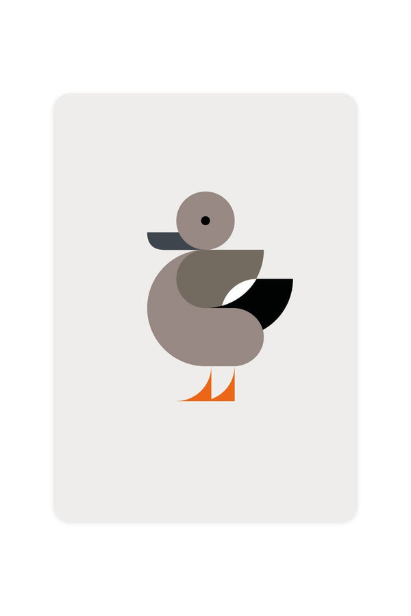 Postcard with Creaky Duck
