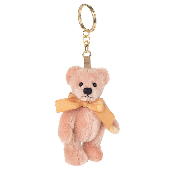 Porte-Clés Peluche Ourson Rose - Teddy Hermann