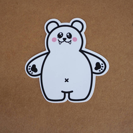 Polar bear sticker