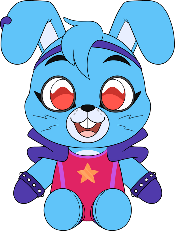 Ruined Glamrock Bonnie Plush (9in)
