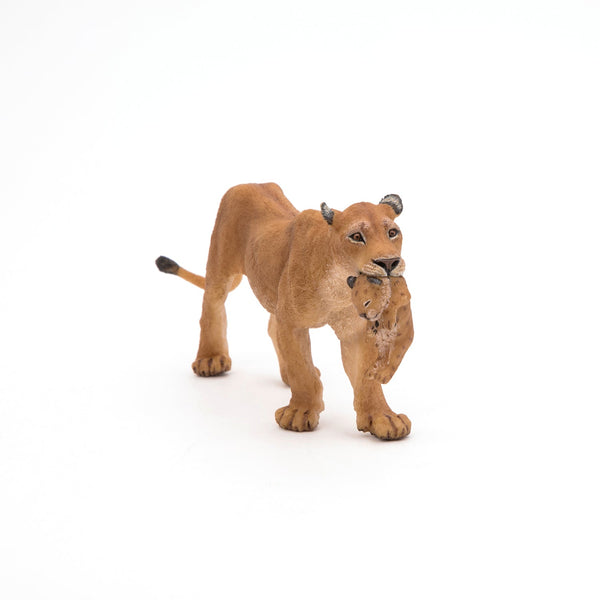 Figurine Lionne avec lionceau Papo - animal sauvage