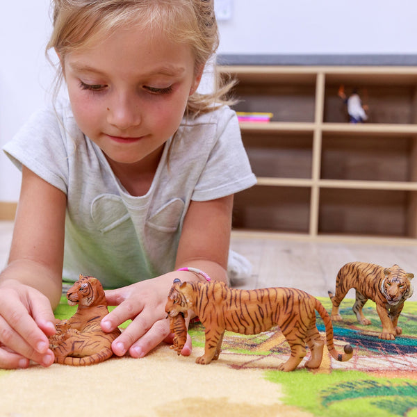 Figurine Tigresse et son bébé Papo - animal sauvage