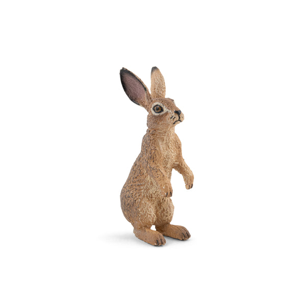 Figurine Lièvre debout Papo - animal sauvage