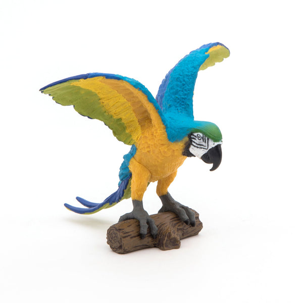 Figurine Perroquet Ara bleu Papo - animal sauvage