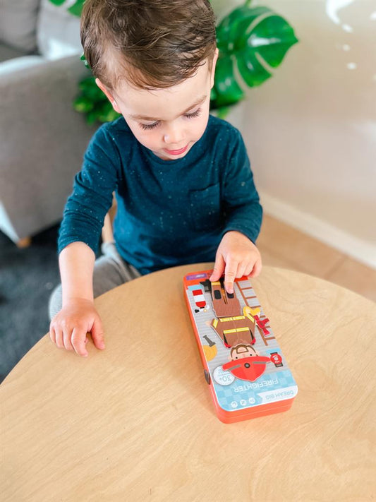 Magnetic Puzzle Box - Firefighter