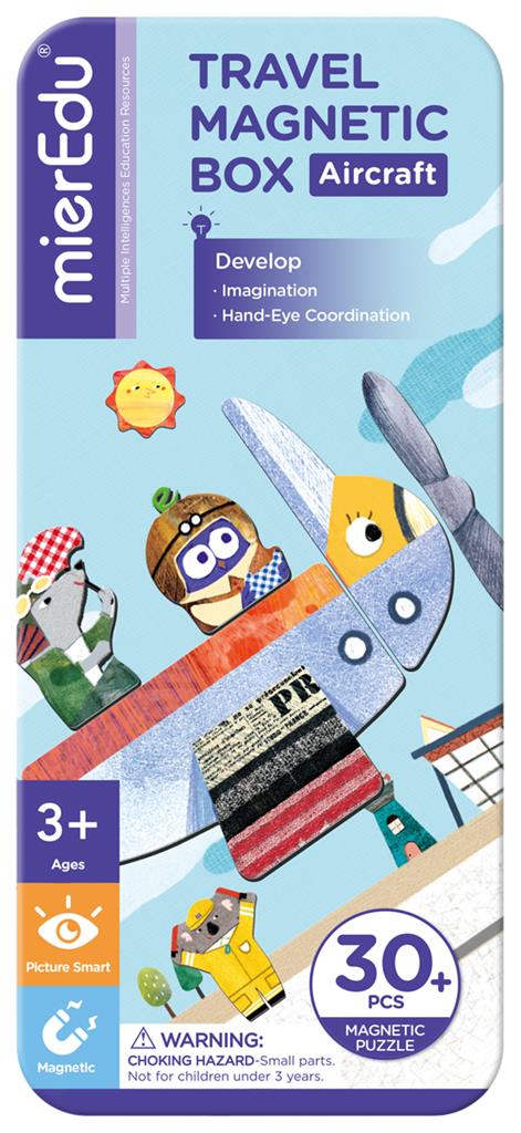 Magnetic Puzzle Box - Airplanes