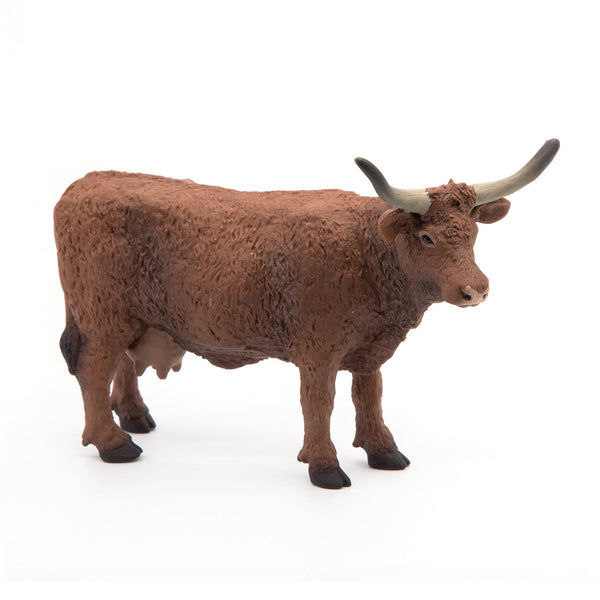Figurine Vache salers Papo - animal de la ferme