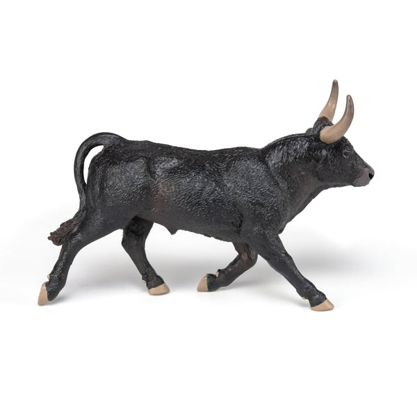 Figurine Taureau Camarguais Papo - animal de la ferme