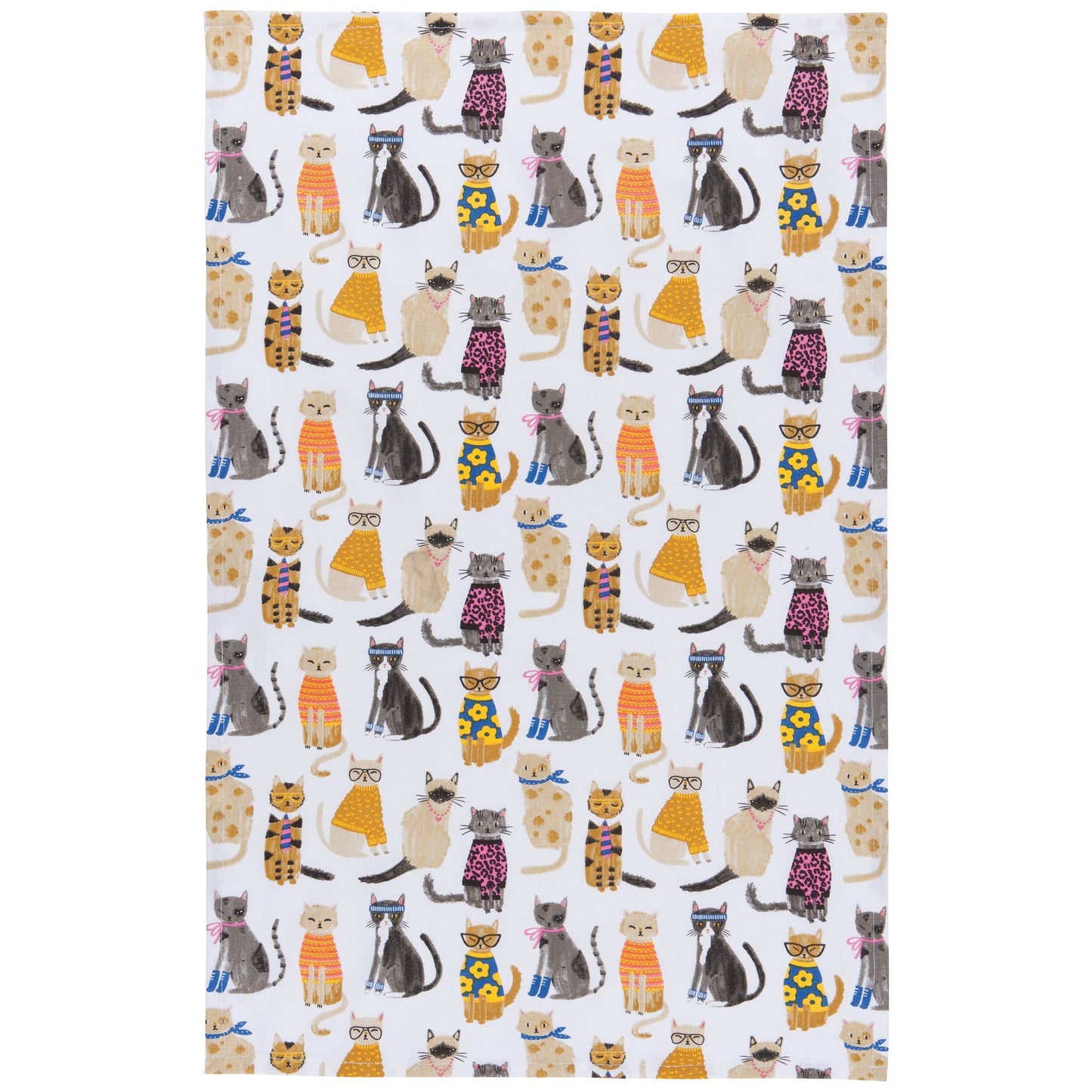 Trendy Cat Tea Towel