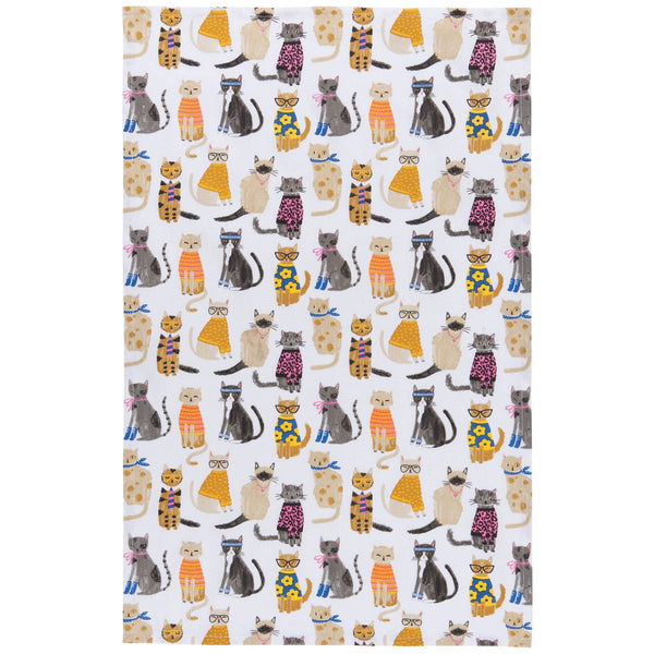 Trendy Cat Tea Towel