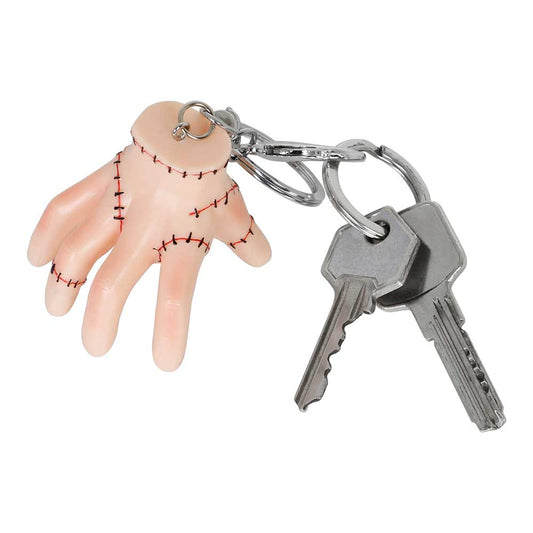 Wednesday Icon 3D Thing Icon Keychain, Ecru