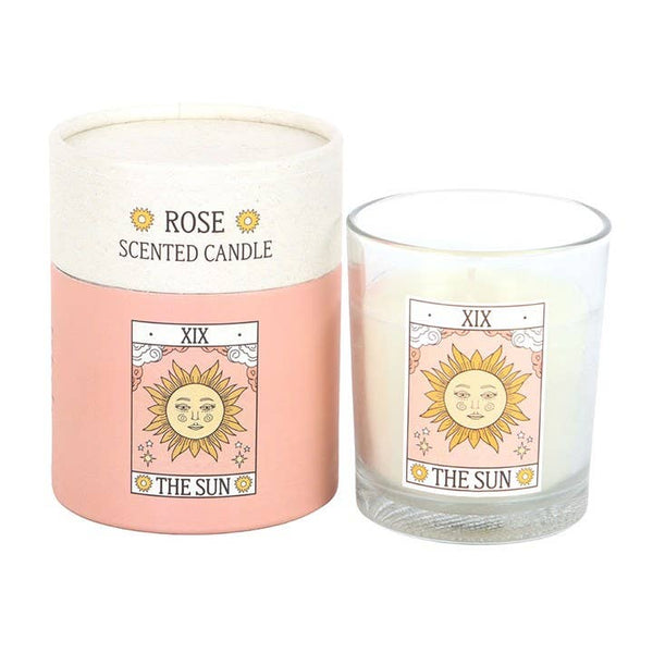 Bougie Tarot Vintage Soleil - Rose