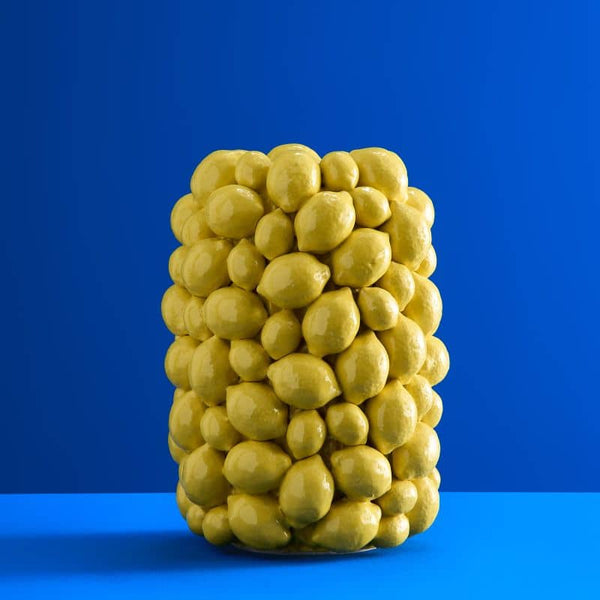 Yellow Lemon Vase