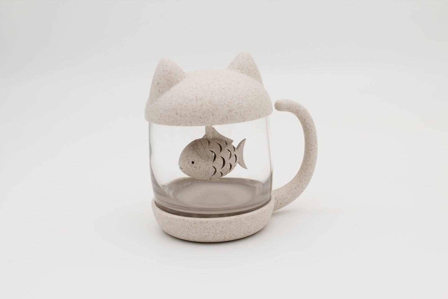 Cat Tea Cup with Fish Infuser