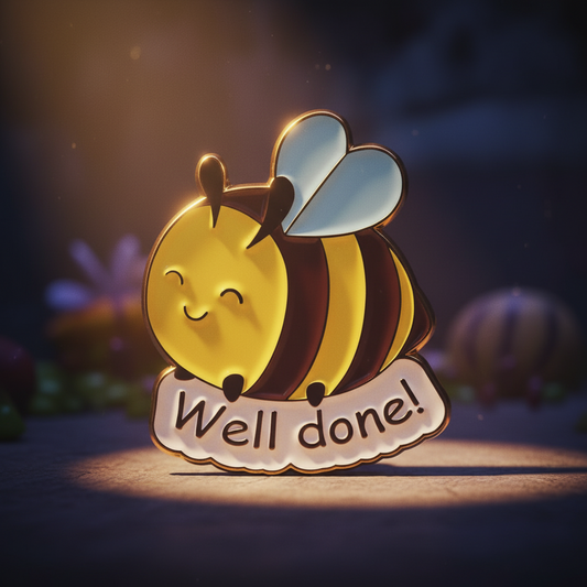 Pin's Abeille "Well Done!"
