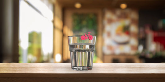 Marque-verres vélo colorés