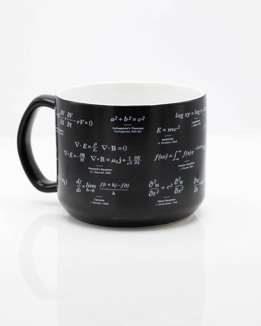 Mug "Équations Qui Ont Changé le Monde" – produit scientifique Cognitive Surplus EU, vue 2
