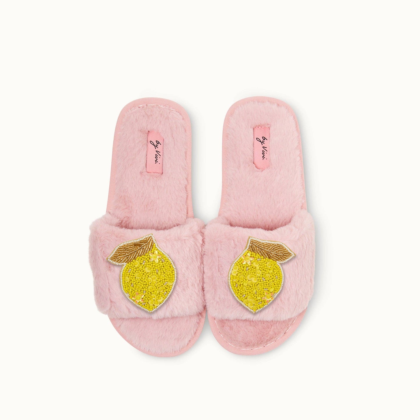Paire de broches pour Chaussons - Citron