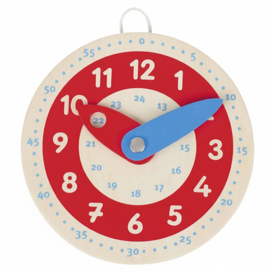 Wooden Clock to Learn to Tell Time