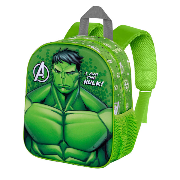 Sac à Dos 3D Elite Marvel Hulk « Rage » – Maternelle