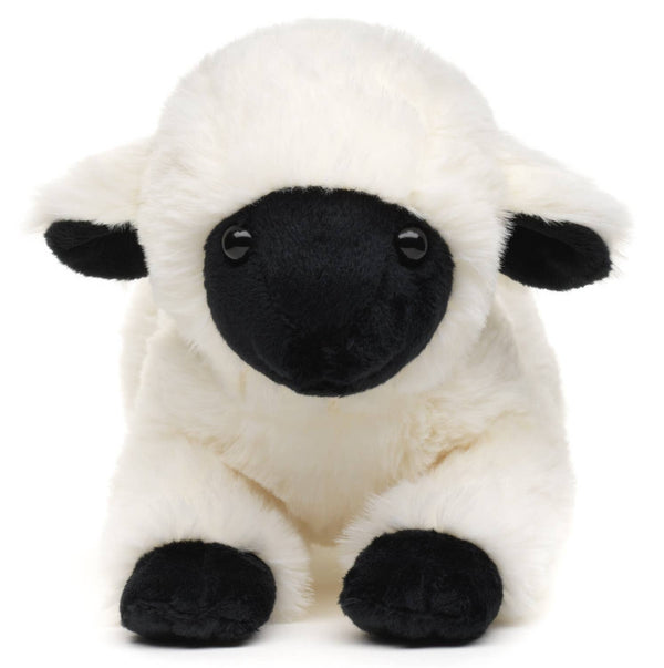Peluche Agneau Noir du Velay couché Uni Toys
