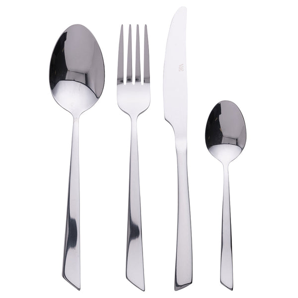 CUT CUTLERY SET 24 PCS SHINY SILVER - 5901279
