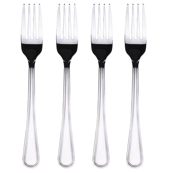 ANTIQUE SET 4 FORKS 18/10 POLISHED SILVER - 5911363
