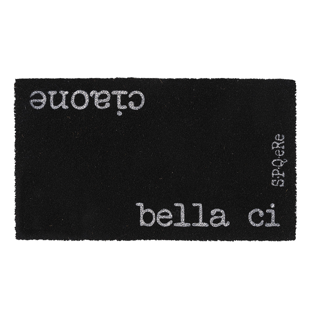 Doormat 70x40cm coconut non-slip backing, S.P.Q.R.