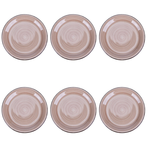 4 TONES SET 6PC FRUIT PLATE TERRACOTTA - 5920542