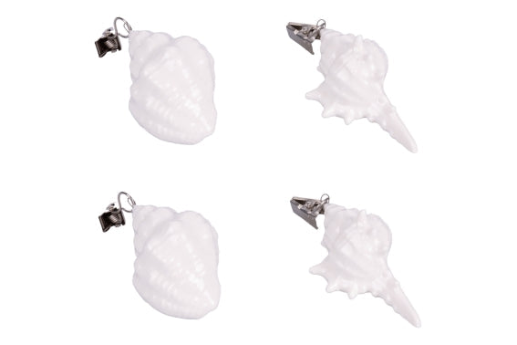 TABLECLOTH WEIGHTS SET 4 PCS ASSORTED WHITE - 5921057