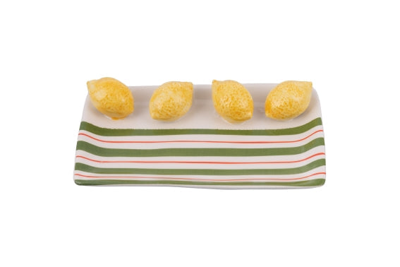 FRUIT LIFE DECORATIVE PLATE. LEMON 22.5X13CM - 5921852