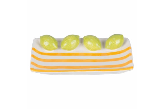 FRUIT LIFE SAUCER DECOR. 15X8.5CM LEMON - 5921857