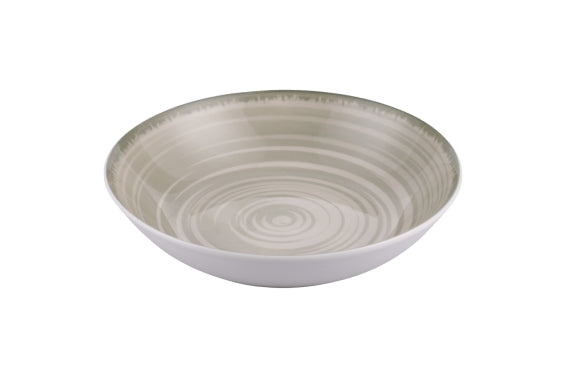 BAITA GREEN SOUP PLATE OF PORCELAIN - 5922832