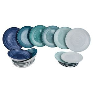 BAITA ACQUA DINNER SET 18 PC PORCELAIN - 5922965