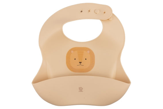 SMALL SILICONE BIBS LION - 5923159