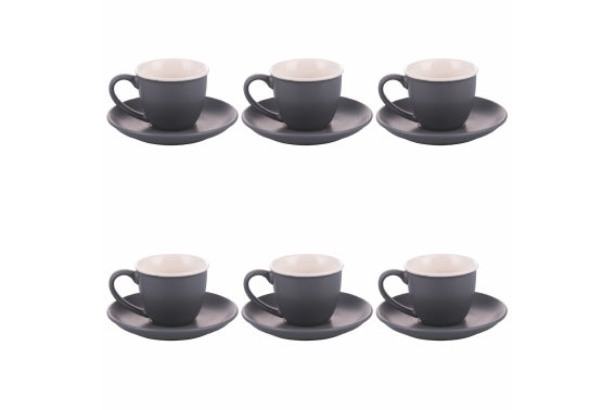 FORMA SET 6 CUPS 100ML W/ SAUCER CLASSIC MONDAY - 5923491