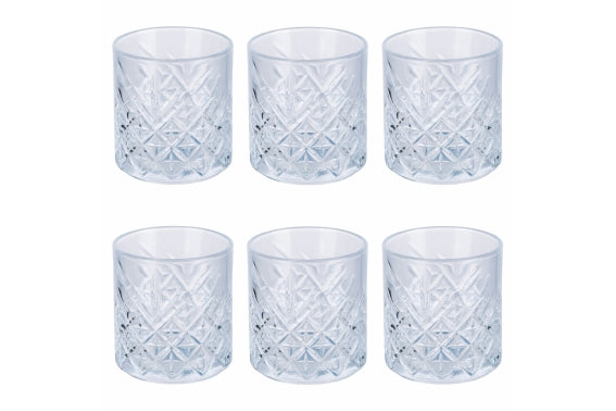 VINTAGE SET OF 6 STACKABLE GLASSES 375ML B - 5923517