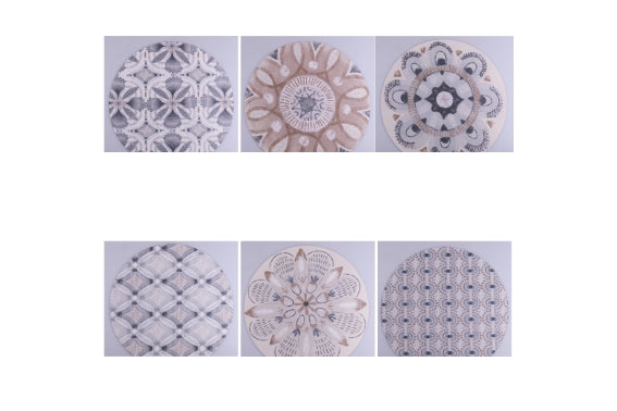 BOHEMIAN PLACEMAT CRESCENT 6 ASS - 5924610