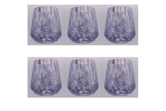 CANDY SET OF 6 PURPLE WATER GLASSES 410ML - 5925329